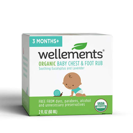 Wellements Organic Baby Chest and Foot Rub