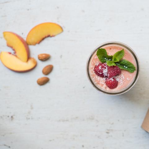 Organic Strawberry Mango Smoothie for Kids