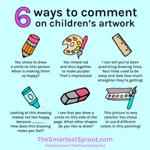 6 ways to comment on children's artwork