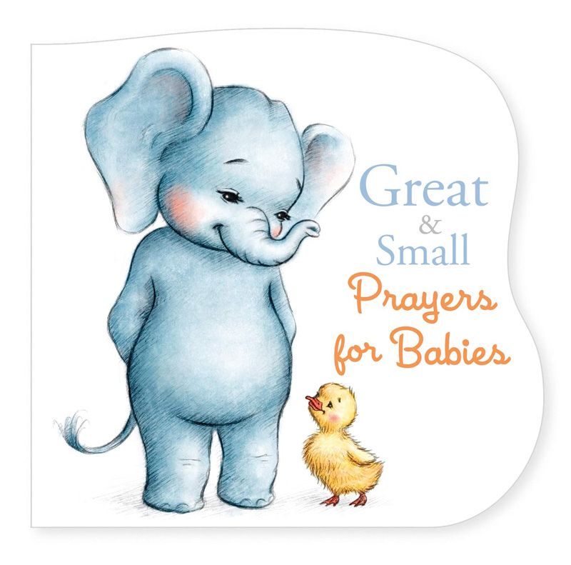 Great and Small Prayers for Babies Christian lift-the-flap board book with simple thank-you prayers