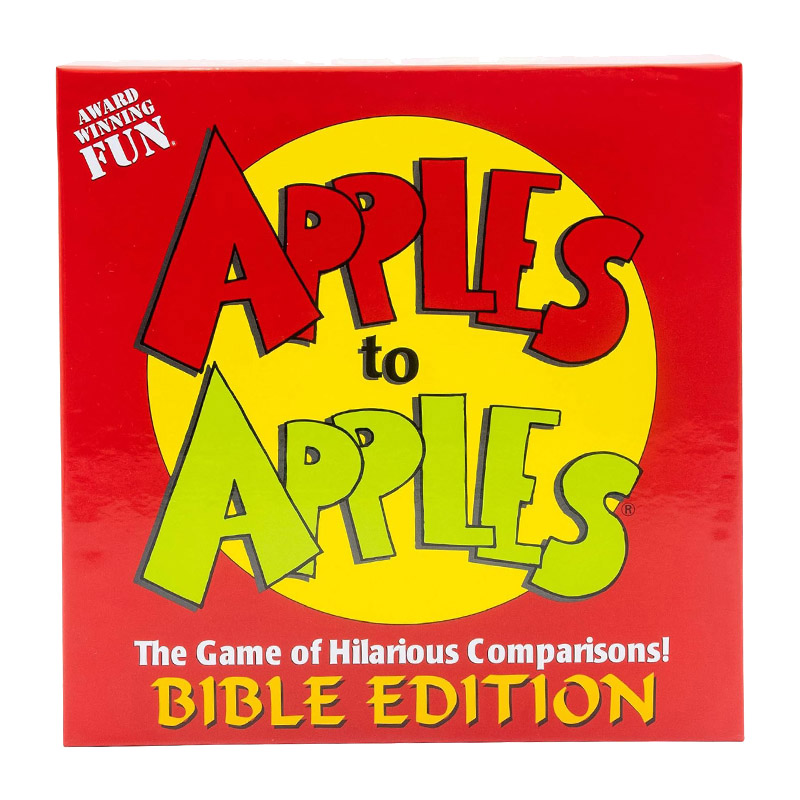 Apples to Apples Bible Edition Christian family card game box
