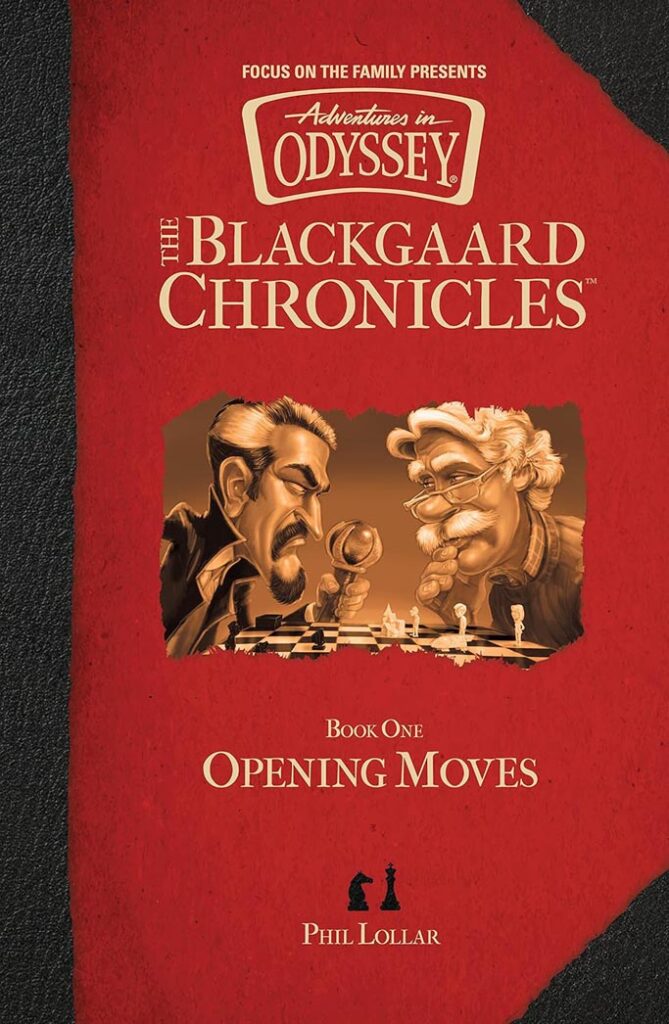 Opening Moves Blackgaard Chronicles book cover Christian adventure chapter book for kids from Adventures in Odyssey series
