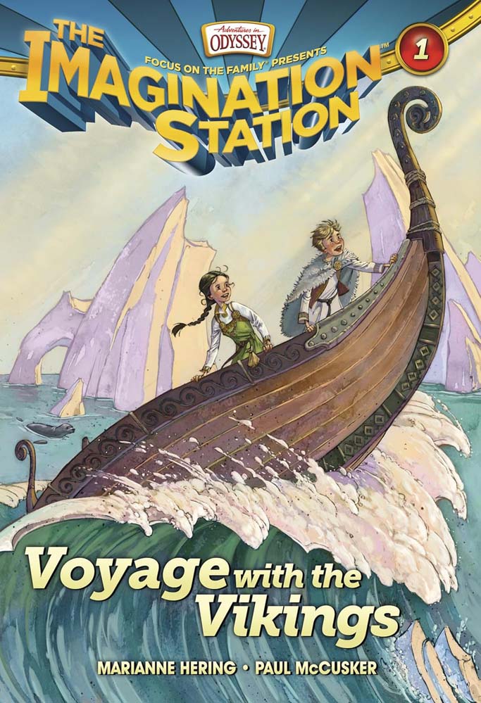 Voyage with the Vikings Imagination Station book cover Christian time travel adventure chapter book for kids